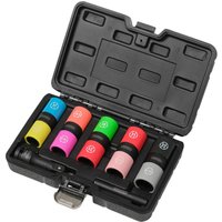 Draper 7 Piece 1/2" Drive Double Ended Wheel Nut Socket Set
