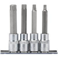 Draper 4 Piece 1/2" Drive Torx Socket Bit Set