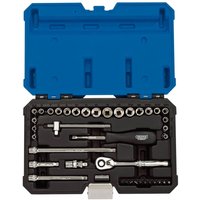 Draper Expert 40 Piece Combination Drive Hex Socket Set Metric and Imperial