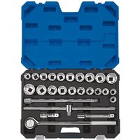 Draper Expert 26 Piece 3/4" Drive Bi Hex Socket Set Metric and Imperial