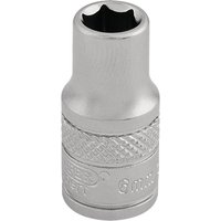 Draper 1/4" Drive Satin Finish Hexagon Socket Metric
