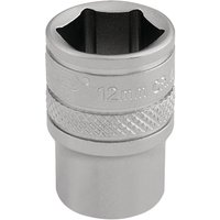 Draper 1/4" Drive Satin Finish Hexagon Socket Metric