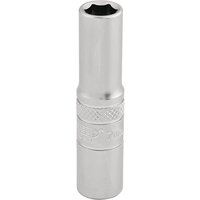 Draper 1/4" Drive Polished Finish Deep Hexagon Socket Metric