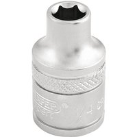 Draper 3/8" Drive Satin Finish Hexagon Socket Imperial