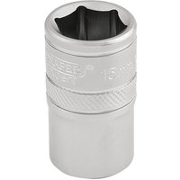 Draper 1/2" Drive Satin Finish Hexagon Socket Metric