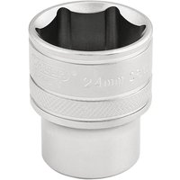 Draper 1/2" Drive Satin Finish Hexagon Socket Metric