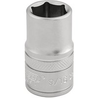 Draper 1/2" Drive Satin Finish Hexagon Socket Imperial