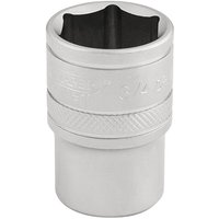 Draper 1/2" Drive Satin Finish Hexagon Socket Imperial