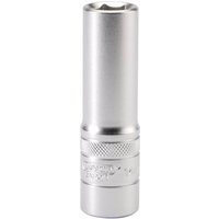 Draper 1/2" Drive Satin Finish Deep Hexagon Socket Metric