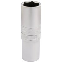 Draper 1/2" Drive Satin Finish Deep Hexagon Socket Metric