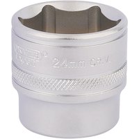 Draper 3/8" Drive Satin Finish Hexagon Socket Metric