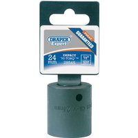 Draper Expert 1/2" Drive Hi Torq Hexagon Impact Socket Metric