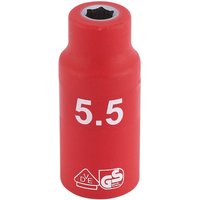 Draper 1/4" Drive VDE Fully Insulated Hexagon Socket Metric