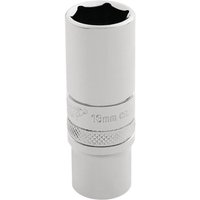 Draper 1/4" Drive Polished Finish Hi Torq Deep Hexagon Socket Metric