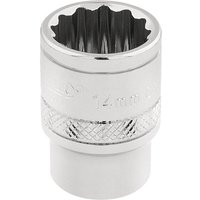 Draper 3/8" Drive Polished Finish Hi Torq Bi Hexagon Socket Metric