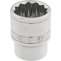 Draper 3/8" Drive Polished Finish Hi Torq Bi Hexagon Socket Metric