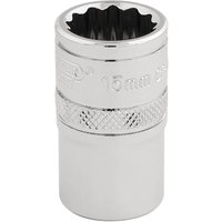 Draper 1/2" Drive Hi Torq Bi Hexagon Socket Metric