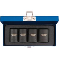 Draper Expert 4 Piece 1/2" Drive Locking Wheel Nut Socket Set