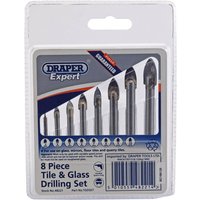 Draper Expert 8 Piece Tile and Glass Drill Bit Set