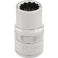 Draper 3/8" Drive Polished Finish Hi Torq Bi Hexagon Socket Imperial