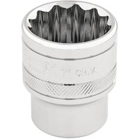 Draper 3/8" Drive Polished Finish Hi Torq Bi Hexagon Socket Imperial