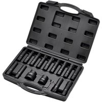 Draper 16 Piece 3/4" and 1" Drive Heavy Duty Automotive Socket Bit Set