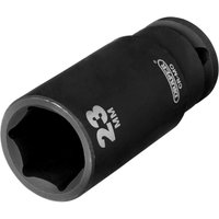 Draper Hi-Torq® Deep Impact Socket 1/2in Sq. Dr. 23Mm Pk 1 20192