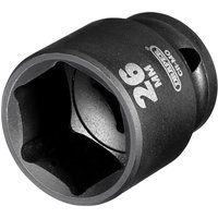 Draper Hi-Torq® Impact Socket 1/2in Sq. Dr. 26Mm Pk 1 20188