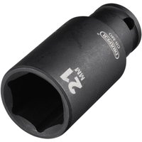 Draper Hi-Torq® Metric Deep Impact Socket 3/8in Sq. Dr. 21Mm Pk 1 20177