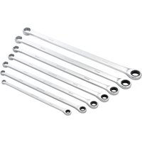 Draper Hi Torq 7 Piece Extra Long Double Ring Ratchet Spanner Set