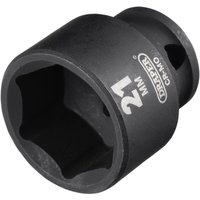 Draper Hi-Torq® Metric Impact Socket 3/8in Sq. Dr. 21Mm Pk 1 20169