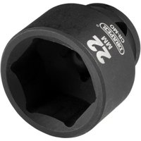 Draper Hi-Torq® Metric Impact Socket 3/8in Sq. Dr. 22Mm Pk 1 20171