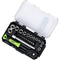 Draper Hi-Torq® Metric Socket And Bit Set 1/4in Sq. Dr. (25 Piece) Pk 1 24233