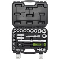 Draper HI TORQ 27 Piece 1/2" Drive Hexagon Socket Set