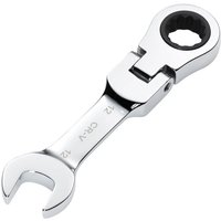 Draper Hi-Torq Stubby Flexible Head Ratchet Combination Spanner