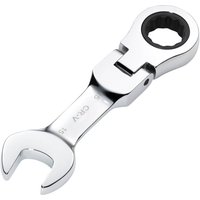 Draper Hi-Torq Stubby Flexible Head Ratchet Combination Spanner