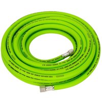 Draper High Visibility Hybrid Air Hose 10M X 8Mm 1/4in Bsp Green Pk 1 31734