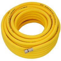 Draper High Visibility Hybrid Air Hose 20M X 10Mm 1/4in Bsp Yellow Pk 1 31732