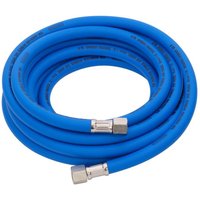 Draper High Visibility Hybrid Air Hose 5M X 8Mm 1/4in Bsp Blue Pk 1 31733