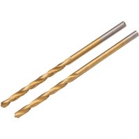 Draper Hss Titanium Nitride Coated Drill Bit 2.5Mm X 57Mm (Pack Of 2) Pk 1 08861