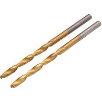 Draper Hss Titanium Nitride Coated Drill Bit 4.0Mm X 75Mm (Pack Of 2) Pk 1 08865