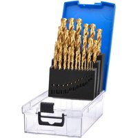 Draper 25 Piece HSS TiN Drill Bit Set