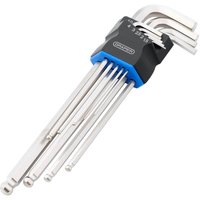Draper Metric Extra Long Arm Ball End Hex Key Set (9 Piece) Pk 1 12809