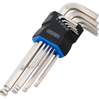 Draper Metric Long Arm Ball End Hex Key Set (9 Piece) Pk 1 12808