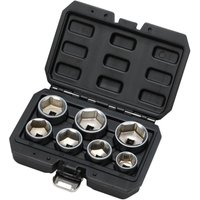 Draper Oil Filter Socket Set 3/8in Sq. Dr. (7 Piece) Pk 1 02747