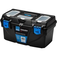 Draper Plastic Toolbox With Tote Tray 19in Pk 1 24200