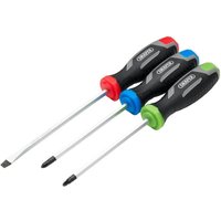 Draper 3 Piece Soft Grip Pound Thru Screwdriver Set