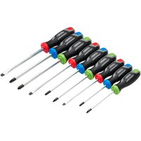 Draper 9 Piece Soft Grip Pound Thru Screwdriver Set