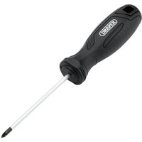 Draper Pozi Hard Grip Screwdriver Pz0 X 75Mm Pk 1 13512