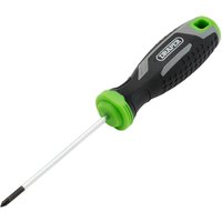Draper Pozi Soft Grip Screwdriver Pz0 X 75Mm Pk 1 13369